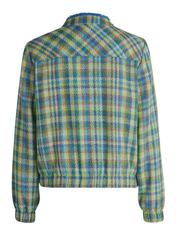 CARTOON Blazer-Jacke kariert in Green/Blue