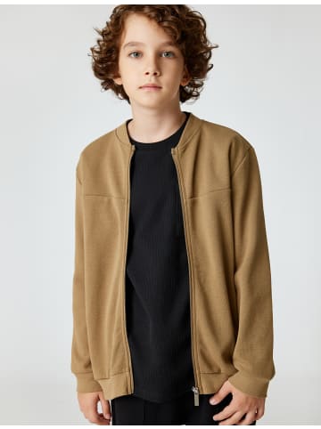 KOTON Jacke in Kamelfeder