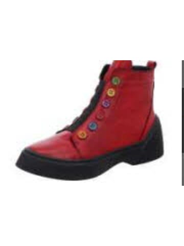 Gemini Damen Stiefel/Boots ungefüttert ANILINA STIEFEL in Rot