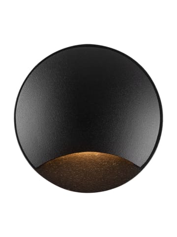 Licht-Erlebnisse Außen Einbaustrahler EEK F Ø 6.2 x (H)6.2 cm in Schwarz