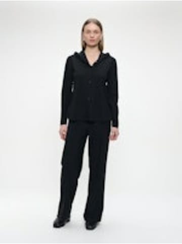 Jane Lushka Langarmbluse für Damen in schwarz