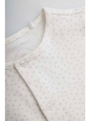 Coccodrillo Baumwollstrampler mit kurzem Bein in ecru