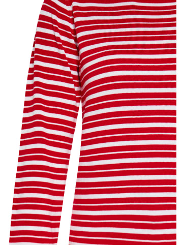 SANIKA Pullover in ROT WEISS
