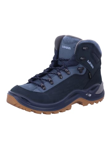 LOWA Wanderstiefel RENEGADE WARM GTX MID WS in navy/eisblau