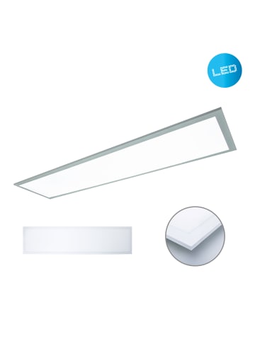 näve LED Aufbaupanel "NICOLA" in weiß - (L)119,5cm x (B)29,5cm x (H)6cm