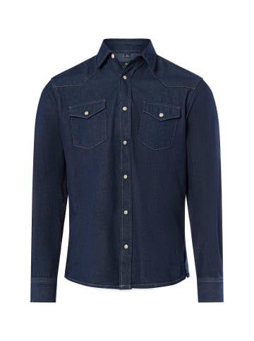 Nils Sundström Jeanshemd in dark stone