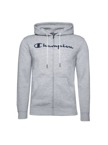 Champion Sweatjacke Hooded Full Zip in grau