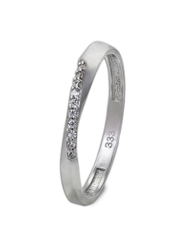 GoldDream 333 Weißgold - 8 Karat Damen Ringe Swing Fingerring  56 (17,8)