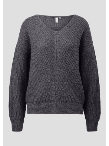 QS Strickpullover in 98W0_dunkelgrau