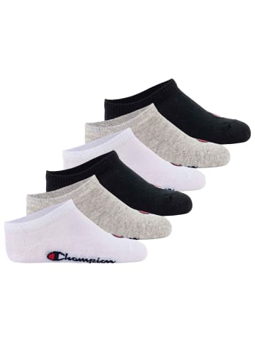 Champion Socken 6er Pack in Schwarz/Grau/Weiß