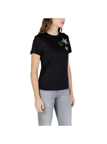 Liu Jo Schwarz Baumwolle T-Shirt
