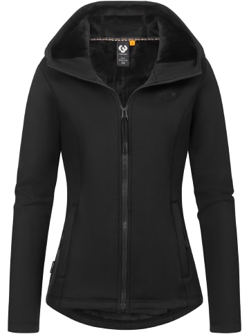 ragwear Sweatjacke Lyshka in Black