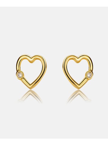 Diamant L'éternel Ohrringe aus 585 Gelbgold