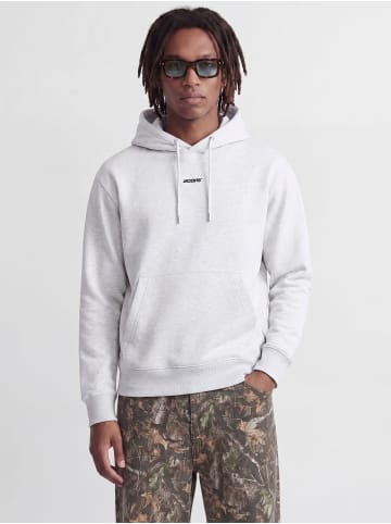 Jack & Jones Kapuzenpullover in Light Grey Melange