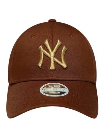 NEW ERA New Era Wmns Metallic Logo 9FORTY New York Yankees Cap in Braun