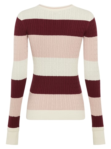 Kangaroos Rundhalspullover in bordeaux