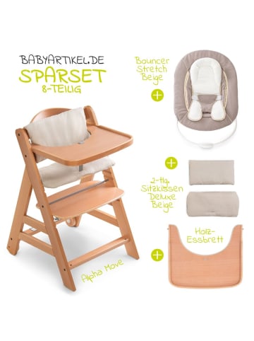 Hauck Alpha Move Natur Newborn Set - 5-tlg. in beige,grau
