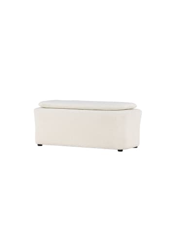 ebuy24 Pouf Laurel Weiß 110 x 51 cm