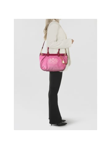 Juicy Couture Twig Narrative Schultertasche 45 cm in super pink