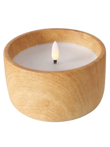 Boltze Wachskerze in beige