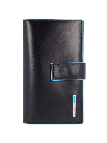 Piquadro Blue Square Geldbörse RFID Leder 15,5 cm in black