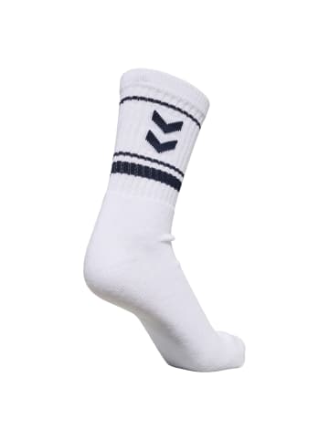 Hummel 6-er Set Sport Freizeit Basic Socken mit Logo in Schwarz-Blau
