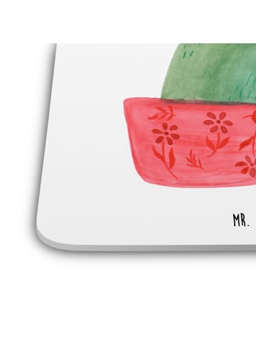 Mr. & Mrs. Panda Untersetzer Kunststoff Kaktus Mama ohne Spruch in Weiß