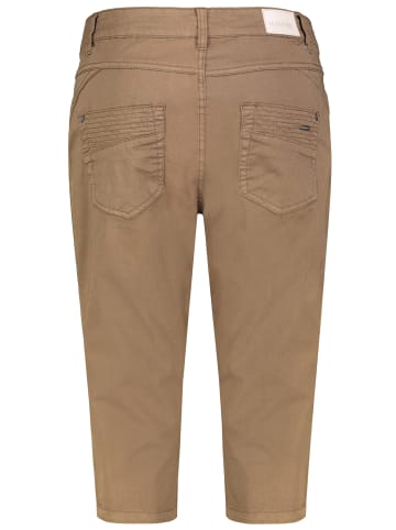 Sublevel 3/4 Capri Chino mit ausgefallenen Taschendetails in Braun