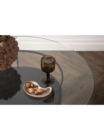 ebuy24 Couchtisch Bovall Schwarz 90 x 90 cm