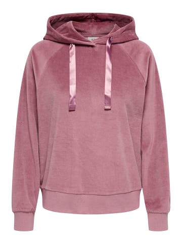JDY Samt-Hoodie 'VIDA VELVET' Roségold