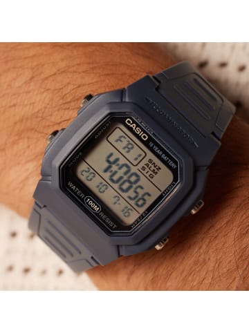 Casio Kunststoff Quarzuhr Casio Blau