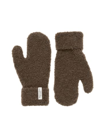 Marc O'Polo Bouclé-Fäustlinge in Shaded Brown Melange