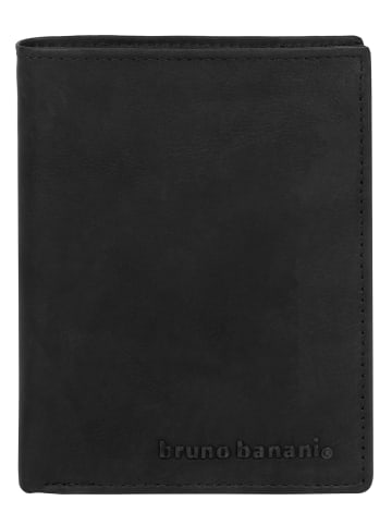 Bruno Banani Geldbörse echt Leder in schwarz