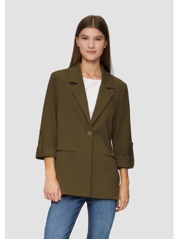 QS Indoor-Blazer in 7864_olivgrün