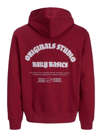 JACK & JONES PLUS Kapuzenpullover in Tibetan Red