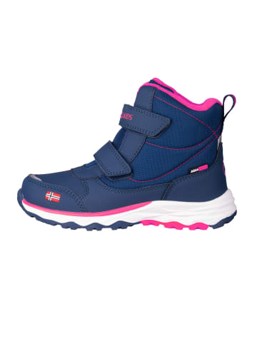 Trollkids Winterschuhe "Hafjell" in Marineblau/Pink