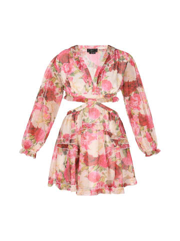 faina Damen Kleid in Pink Mehrfarbig