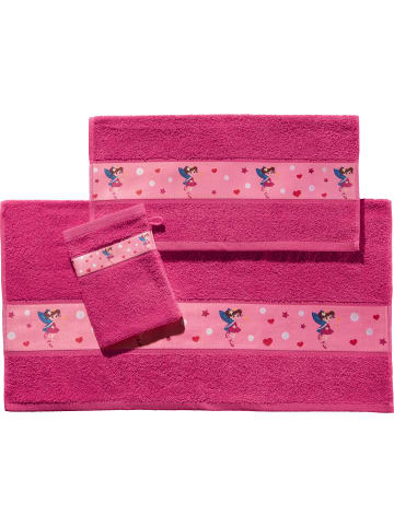 Erwin Müller Kinder-Frottier-Set 3-tlg. in fuchsia