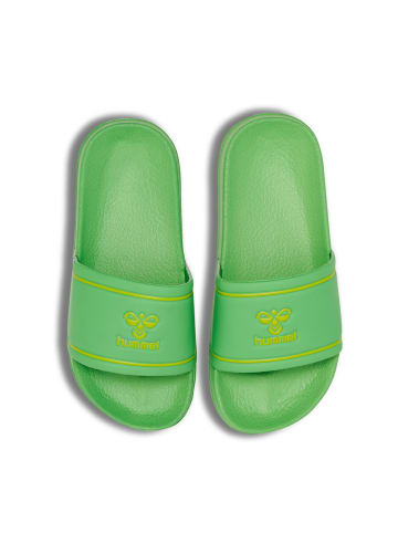 Hummel Hummel Badelatschen Pool Slide Kinder Leichte Design in CLASSIC GREEN