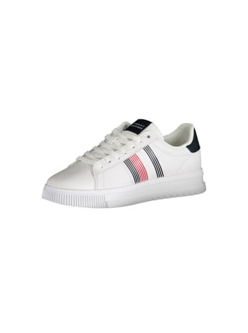 Tommy Hilfiger Weiße Polyurethan-Sneaker