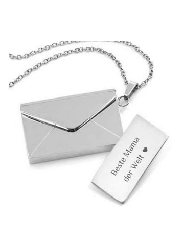 Himmelsflüsterer  Halskette "Liebesbrief" zum Muttertag - Farbe: Silber