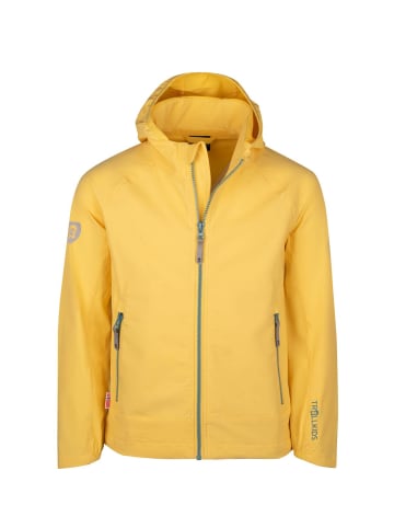 Trollkids Mädchen Softshelljacke "Kvalvika" in Limonade/Gletschergrün