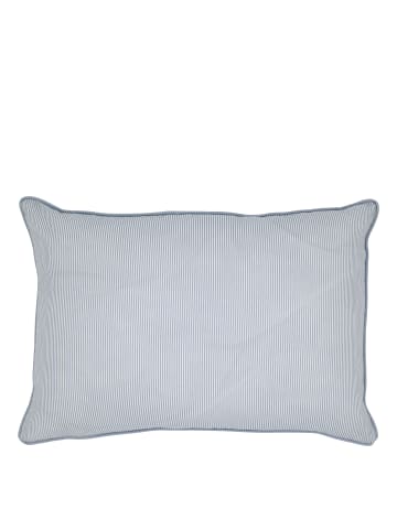 Chic Antique Kissenbezug Aix mit Vintage Streifenmuster aus 50x35 cm in blau