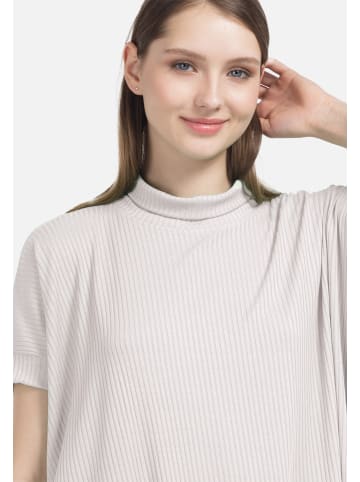 HELMIDGE Kurzarmbluse Bluse in hellbeige