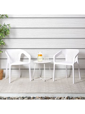 Homestyle4u Küchenstuhl 4er Set in Weiß