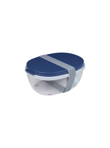 Mepal Salatbox Ellipse 1300 ml in nordic denim