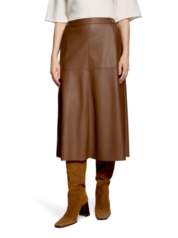 Betty Barclay A-Linien-Rock unifarben in Dark Coffee
