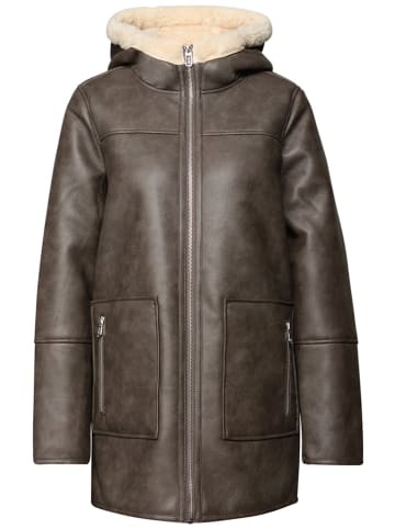 Street One Leder-Look Jacke in Braun