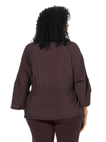 Ulla Popken Bluse in mahagoni