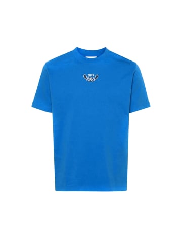 Off-White T-Shirt Blau